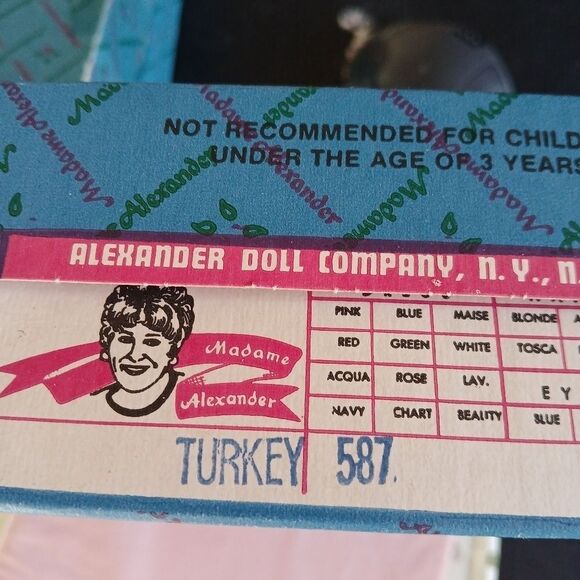 COPY - Madame Alexander Doll- Turkey - Boxed International-8" Doll Retired - Picture 8 of 10